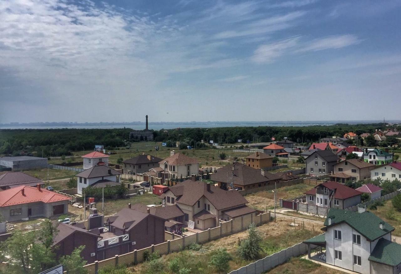 Уютная Квартира С Видом На Море Riviera City Apartment Fontanka Bagian luar foto